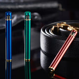 HULIANFU Mini Cigarette Lighter Grinding Wheel Flint Free Fire Butane Gas Lighter Portable Can Be Placed Cigarette Box Smoke Accessories