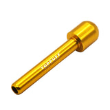 HULIANFU Toppuff Aluminum Alloy Metal Snuff Snorter Dispenser Nasal Tube 70MM Smoking Snuff Straw Sniffer Snorter Nasal Pipe Pocket Size