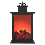 HULIANFU LED Flame Lantern Lamps Simulated Fireplace Flame Effect Light AA Battery Courtyard Room Decor