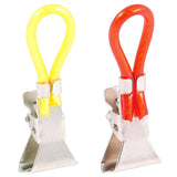 HULIANFU Pegs Household 5 Tea Towel Hanging Clips Clip On Hooks Loops Hand Towel Hangers Hanging Clothes Pegs Kitchen Bathroom Organizer