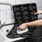 HULIANFU New 1pc Home Stove Foil Plate Screens Prevent Oil Splash Cooking Hot Baffle Kitchen Tool Dividers