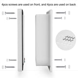 HULIANFU Pet Cat Flap Door with 4 Way Lock Security Flap Door Waterproof Screen Window for Puppy Cats Anti Escape Safety Gate Supplies