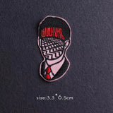 HULIANFU Van Gogh Patch Iron On Patches For Clothing Thermoadhesive Patches On Clothes Japan Anime/Fusible Patch Embroidery Sticker Badge
