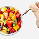 HULIANFU Titanium Outdoor Edc Portable Multifunctional Toothpick Bottle Fruit Fork Camping Tool Toothpick Tube Stronger Than Dental Floss