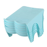 HULIANFU Thick Double Shoe Racks Modern Cleaning Storage Shoes Rack Living Room Convenient Shoebox Shoes Organizer Stand Shelf-6Pcs Green