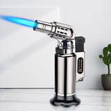 HULIANFU Metal Windproof Turbo Gas Lighters Smoking Accessories Kitchen Cooking Jewelry Welding Cigarettes Lighters Gadgets For Men