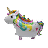 HULIANFU Pink Pony Horse Balloons Helium Unicorn Foil Balloon Kids Toys Wedding Birthday Baby Shower Animal Party Decoration Supplies