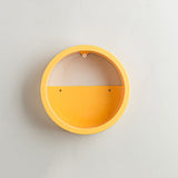 HULIANFU Wall Hanging Decor Shelf Flower Pot Modern Home Decor Room Decoration Multifunctional Storage Box Creative Round Floral Ornament