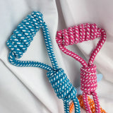 HULIANFU MZHQ 1 Solid color Cotton Rope Braided Labrador Training Molar Teeth Bite-Resistant Teeth Cleaning Dog Pet Toy Ball Dog Supplies