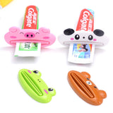 HULIANFU Simple Toothpaste Device Tube Dispenser Holder Multifunctional Plastic Facial Cleanser Squeezer Press For Bathroom Accessories