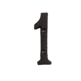 HULIANFU Metal Letters Numbers Cast Iron Decoration House Sign Doorplate DIY Cafe Wall CLH@8