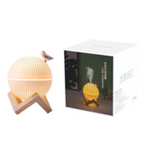 HULIANFU Ultrasonic Mini Air Humidifier 330ML  Essential Oil Diffuser For Home Car USB Fogger Mist Maker With LED Night Lamp