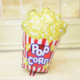 HULIANFU New large cake gift box donut popcorn shape aluminum film balloon wedding celebration birthday party scene decoration