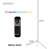HULIANFU RGB LED Floor lamp Indoor Home Decoration Modern Corner Floor Lamp Living Rome Art Decor Atmospheric Standing Stand Lighting