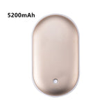 HULIANFU Portable USB Heater Rechargeable Electric Hand Warmer In Winter Double-Sided Heating Mini Mobile Power Supply Handwarmer 2 In 1