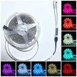 HULIANFU LED Light Strip Lights WIFI RGB 5050 Waterproof Night ligh Lighting Remote Ribbon 5M 10M 15M 20M String Tape Diode Background