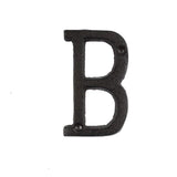 HULIANFU Metal Letters Numbers Cast Iron Decoration House Sign Doorplate DIY Cafe Wall CLH@8