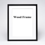 HULIANFU  Wooden Frame A5 A4 A3 Wooden Picture Frame 30x42cm Black White Pink Red Coffee More Color Photo Frame with Mats for Wall Mountin