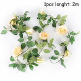 HULIANFU Wedding Decoration 10-40cm Rattan Wreath Metal Hoop Wreath Decor Floral Hoop Christmas Decor for Home Hanging Artificial Flower