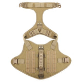HULIANFU Tactical Dog Harness Pet Military Training Dog Vest German Shepherd Dog Harness Molle Vest For Medium Large Dogs