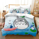 HULIANFU MY NEIGHBOUR TOTORO 3d Printed Bedding Set Duvet Cover Set with Pillowcase Twin Full Queen King Comforter Cover Sets Bedclothes