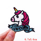 HULIANFU Mushroom Applique Embroidered Patches On Kids Clothes DIY Iron On Patches Cartoon Patches For Clothing Stickers Animal Badges