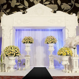 HULIANFU Wedding Carpet Aisle Runner Non-slip Non-woven Fabric White Carpet Event Party Wedding Aisle Runner Custom Length Thickness 1 MM