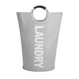 HULIANFU Large Laundry Basket ,Waterproof Laundry Hamper, Laundry Bag with Padded Handles, Folding Washing Bin,Collapsible Laundry Basket
