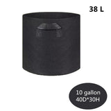 HULIANFU Planting Bag Black/Grey Potato Fabric Vegetable Seedling  growing pot garden tools 1-15 Gallon Eco-Friendly Grow bag