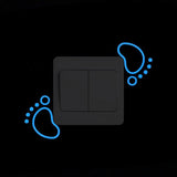 HULIANFU Light Switch Sticker Luminous Wall Stickers Cartoon Glow in the Dark Sticker Decal for Kids Room Decoration Home Decor Cat Fairy