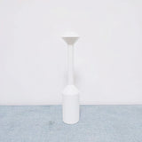 HULIANFU White Black Wooden Candle Holder Nice Minimalist Geometric Beech Shaped Candle Art Decoration Candle Seat