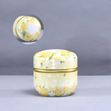 HULIANFU Tea Storage Container Spices Jars Candle Bulk Cereals Hermetic Pots Sugar Bowl Kitchen Box Organizer Cans IronTins Wholesale New