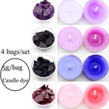 HULIANFU Scented Candle Mold DIY Wool shape Candle Silicone Casting Mold Handmade Candle Soap Making Wax Mold Handcraft Home Decoration