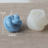 HULIANFU Scented Candle Mold DIY Wool shape Candle Silicone Casting Mold Handmade Candle Soap Making Wax Mold Handcraft Home Decoration