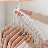 HULIANFU Joybos Clothes Hanger Closet Organizer Space Saving Hanger Multi-port Clothing Rack Plastic Scarf Storage hangers for clothes