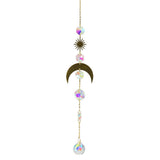 HULIANFU Prism Suncatcher,Hanging Window Crystals,Rainbow Light Catcher,Crystal Sun 50mm Catcher,Summer Gift,Octagon Beads
