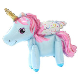 HULIANFU Unicorn Balloon Decoration Happy Birthday Party Supplies Foil Letter Balloon Globos Balony Banner Streamer Baby Shower Balloons