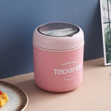 HULIANFU Mini Thermal Lunch Box Food Container with Spoon Stainless Steel Vaccum Cup Soup Cup Insulated Lunch Box taza desayuno portatil