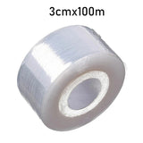 HULIANFU Nursery Grafting Tape Roll Stretchable Self-adhesive Degradable White Grafting Tape  Plant Tie Tape Grafting Film Band