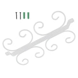 HULIANFU NICEFurniture Wine Glass Holder Stemware Rack Under Cabinet Metal Glasses Storage Hanger Organizer for Kitchen Bar