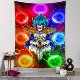 HULIANFU Psychedelic Meditator Tapestry Wall Hanging Cartoon Witchcraft Bohemian Style Mandala Kawaii Room Home Decor