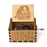 HULIANFU Jurassic Park Friends Music Box You Are My Sunshine Wooden Hand Crank Christmas Gift Birthday Gift New Year  Gift Drop shipping
