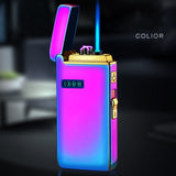 HULIANFU Windproof Arc Usb Lighter Gas Lighter Metal Survival Torch Turbo Lighters Plasma Lighter Survival Lighters Gadgets for Men