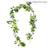 HULIANFU Wedding Decoration 10-40cm Rattan Wreath Metal Hoop Wreath Decor Floral Hoop Christmas Decor for Home Hanging Artificial Flower