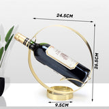 HULIANFU   YES Magic Metal Hanging Suspension Chain Wine Racks European Retro Creative Handmade Restaurant Bar Stand Bracket Display Stand