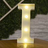 HULIANFU Luxury Alphabet Letter LED Lights Luminous Number Lamp  Battery Night Light for Home Wedding Birthday Christmas Party Decoration