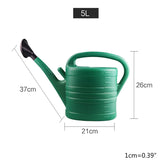 HULIANFU OOTDTY Garden Watering Can with Long Mouth Handle Large Capacity 5/8L Watering Kettle Sprinkler for Indoor Outdoor Flower Plants
