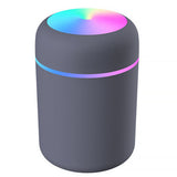 HULIANFU Portable USB Humidifier 300ml Ultrasonic Dazzle Cup Aroma Diffuser Cool Mist Maker Air Humidifier Purifier with Romantic Light