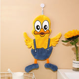 HULIANFU Lovely Cartoon Handkerchief Towel Hanging Absorbent Coral Velvet Wipe a Towel Household Kitchen Quick Drying Hand Cloth