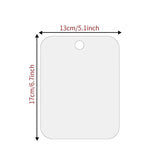 HULIANFU Shaving Mirror Anti Fog Shower Mirror Bathroom Fogless Fog Free Mirror Washroom Travel Bathroom Accessories Shaving Mirror Tools